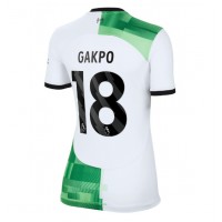 Liverpool Cody Gakpo #18 Replica Away Shirt Ladies 2023-24 Short Sleeve